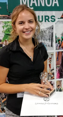 Natalia Glibetic at the Graduate Division 3-Minute Thesis Competition 